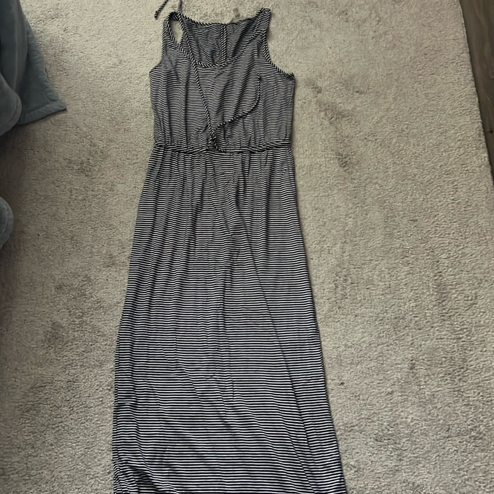 Long strip dress from banana republic